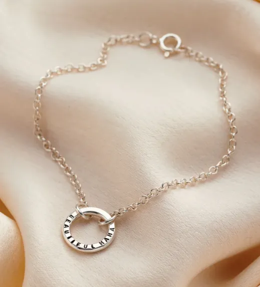 Personalised Mini Message Bracelet